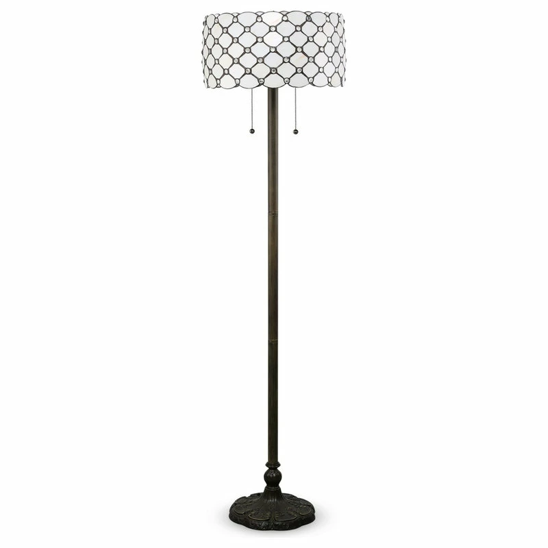 Flash Sale ๐ Serena D'italia Contemporary Tiffany 2-Light Jeweled 60" Bronze Floor Lamp ๐ 3 Flash Sale ๐ Serena D'italia Contemporary Tiffany 2-Light Jeweled 60" Bronze Floor Lamp ๐