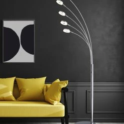 Best Pirce ⭐ Artiva LED 5-Arched Floor Lamp With Dimmer, 73" 🌟 -Lamps Sales Store 0261da5700078611 4003 w800 h800 b0 p0