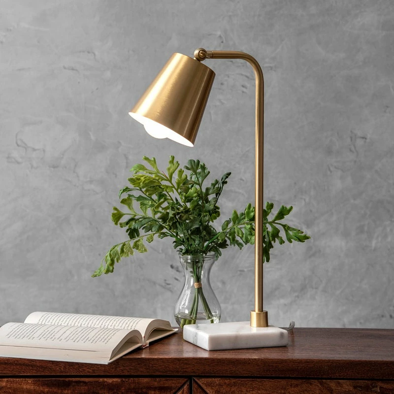 Buy 🥰 NuLOOM 20" Metal Hanging Bell Metal Shade Brass Finish 3-Way Switch Table Lamp ⭐ 5 Buy 🥰 NuLOOM 20" Metal Hanging Bell Metal Shade Brass Finish 3-Way Switch Table Lamp ⭐ - Image 3