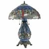 Buy ❤️ Serena D'italia Tiffany 2-Light Blue Dragonfly 25" Table Lamp With Lit Base 😉 -Lamps Sales Store 087115ea09a5c9e4 7678 w800 h800 b1 p0