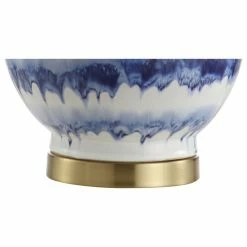 New 🎁 JONATHAN Y Tucker 30.5" Striped Ceramic And Metal LED Table Lamp, Blue, White 🎁 -Lamps Sales Store 09a14b5f0387bfe6 1185 w800 h800 b1 p0