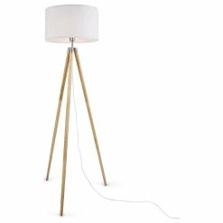 Best Sale ❤️ Light Society Ansel Tripod Floor Lamp, Natural And White 😀 -Lamps Sales Store 0aa10d6c0f6e26b6 4116 w800 h800 b1 p0