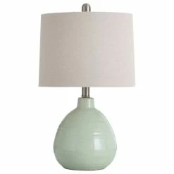 Buy ❤️ StyleCraft Home Collection Cameron - Ceramic Table Lamp, Key Lime Green 😀