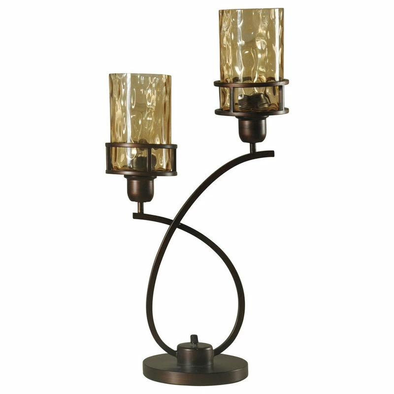 Best Sale ๐ฏ StyleCraft Home Collection Bronze | Metal Glass Shade Uplight With Base Switch | Edison Bulbs Included โ๏ธ 3 Best Sale ๐ฏ StyleCraft Home Collection Bronze | Metal Glass Shade Uplight With Base Switch | Edison Bulbs Included โ๏ธ