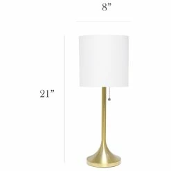 Top 10 ✔️ Simple Designs Gold Tapered Table Lamp With White Fabric Drum Shade 👍 -Lamps Sales Store 1071d57a0e820a6c 2759 w800 h800 b1 p0