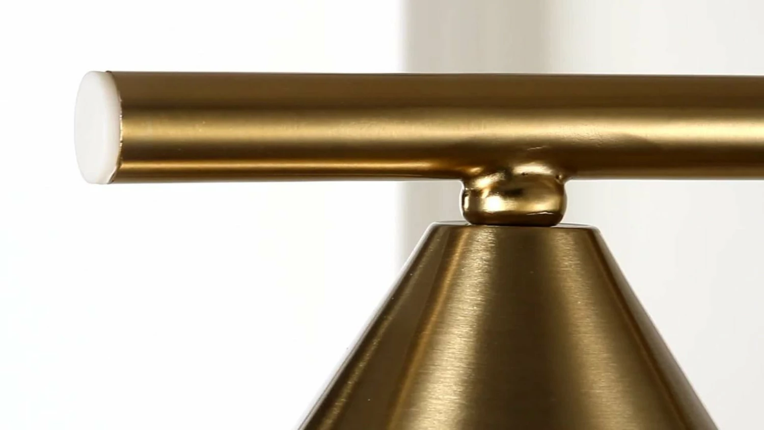 Flash Sale ๐ JONATHAN Y Chelsea 60" Metal, Marble Cone Shade LED Floor Lamp, Brass, Black โจ 4 Flash Sale ๐ JONATHAN Y Chelsea 60" Metal, Marble Cone Shade LED Floor Lamp, Brass, Black โจ - Image 2