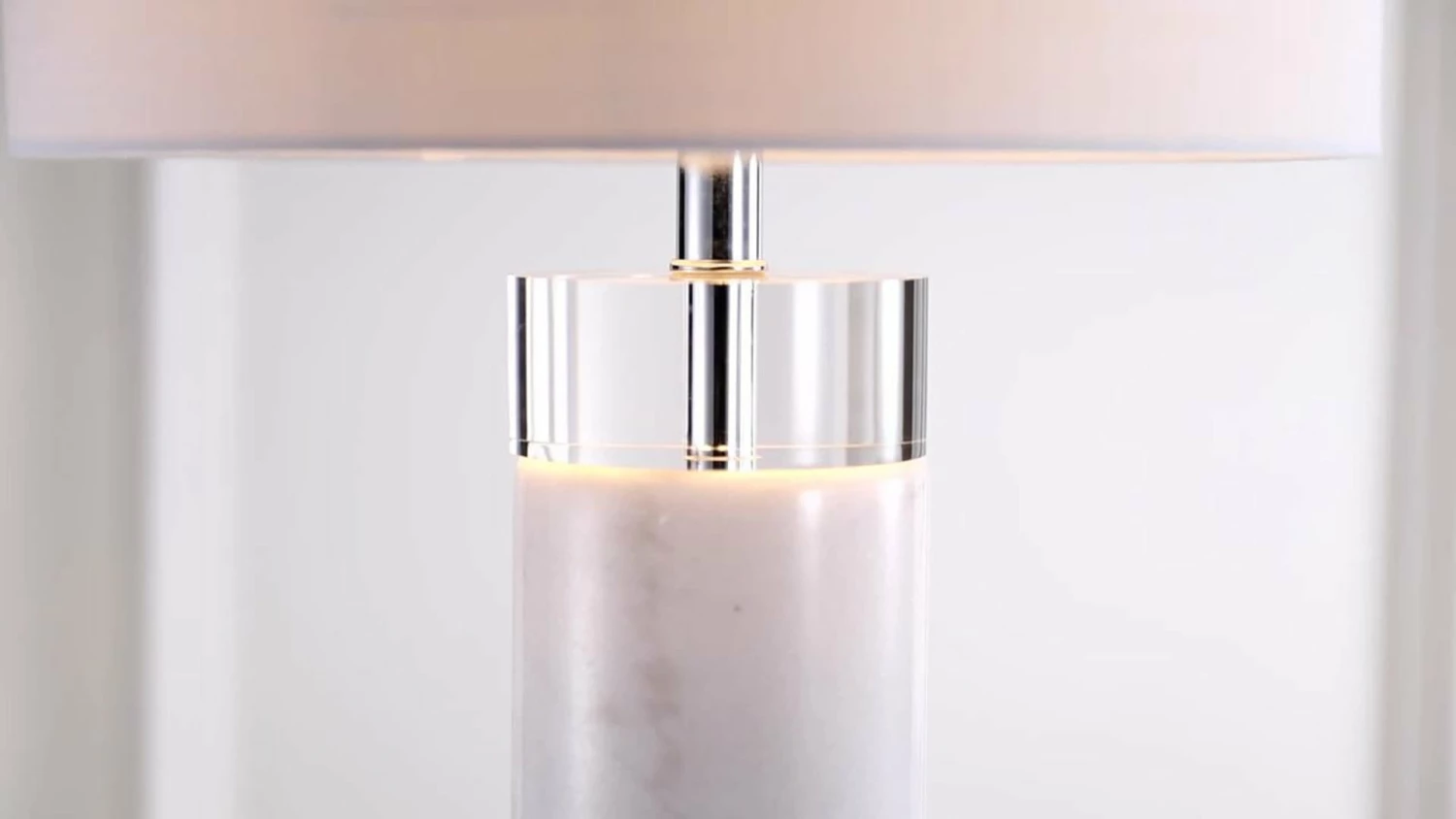 Best Sale ๐ JONATHAN Y Hunter 32" Marble And Crystal Table Lamp, White ๐งจ 4 Best Sale ๐ JONATHAN Y Hunter 32" Marble And Crystal Table Lamp, White ๐งจ - Image 2