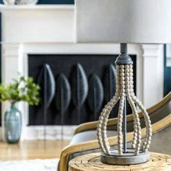 Wholesale ๐ NuLOOM 25" Rattan Beaded Frame Cloth Shade Light Gray Table Lamp ๐ 27 Wholesale ๐ NuLOOM 25" Rattan Beaded Frame Cloth Shade Light Gray Table Lamp ๐ -Lamps Sales Store 15012b890de6d602 4275 w800 h800 b0 p0