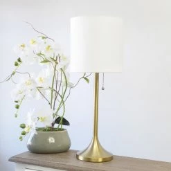 Top 10 ✔️ Simple Designs Gold Tapered Table Lamp With White Fabric Drum Shade 👍 -Lamps Sales Store 163189bf0e820a66 2759 w800 h800 b0 p0