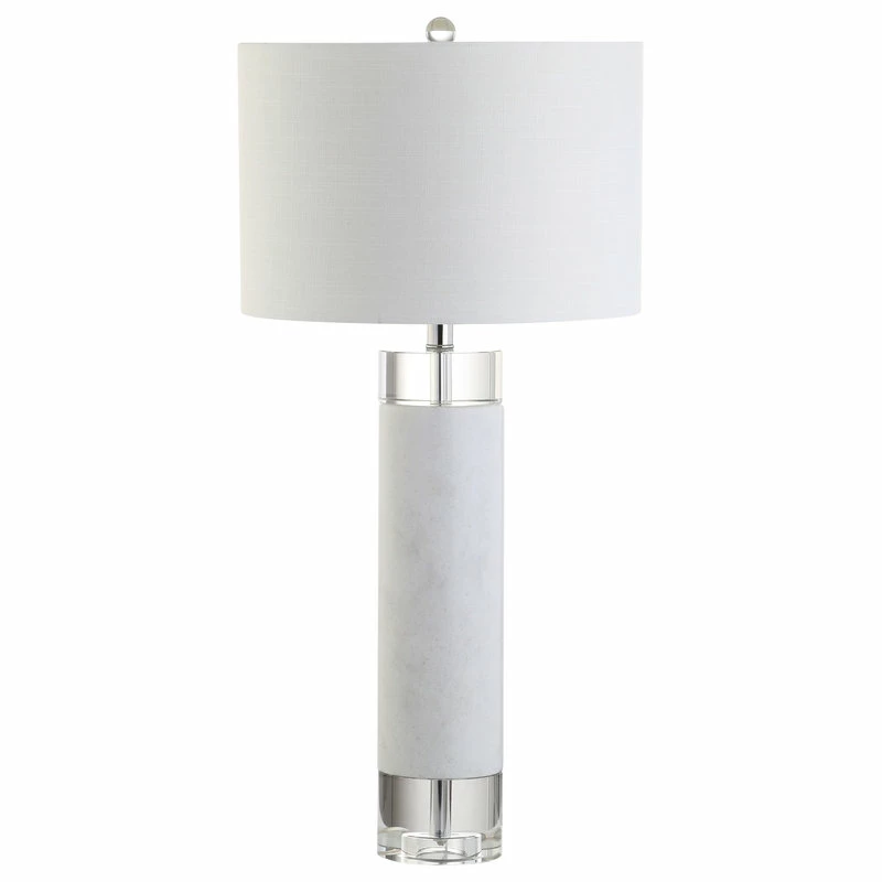Best Sale ๐ JONATHAN Y Hunter 32" Marble And Crystal Table Lamp, White ๐งจ 7 Best Sale ๐ JONATHAN Y Hunter 32" Marble And Crystal Table Lamp, White ๐งจ - Image 5