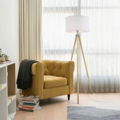 Best Sale ❤️ Light Society Ansel Tripod Floor Lamp, Natural And White 😀 -Lamps Sales Store 1c712aec0f6e26cc 4116 w800 h800 b0 p0