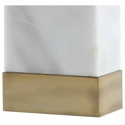 Outlet 🎉 Trevor 22.5" Marble Gold Modern Console LED Table Lamp, White By JONATHAN Y 😉 -Lamps Sales Store 20015e7a0387c2aa 1840 w800 h800 b1 p0