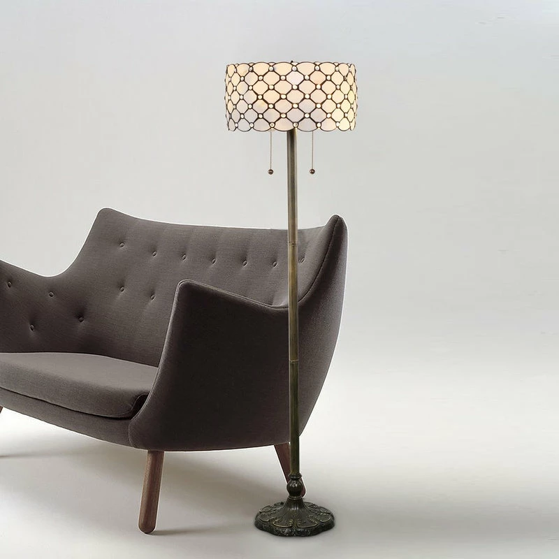 Flash Sale ๐ Serena D'italia Contemporary Tiffany 2-Light Jeweled 60" Bronze Floor Lamp ๐ 5 Flash Sale ๐ Serena D'italia Contemporary Tiffany 2-Light Jeweled 60" Bronze Floor Lamp ๐ - Image 3