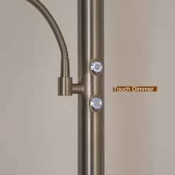 Wholesale ❤️ Artiva Saturn II 71" Torchiere Lamp W/ Reading Light, Touch Dimmer, Brushed Steel ❤️ 8 Wholesale ❤️ Artiva Saturn II 71" Torchiere Lamp W/ Reading Light, Touch Dimmer, Brushed Steel ❤️ -Lamps Sales Store 20d172810c649385 4710 w800 h800 b0 p0