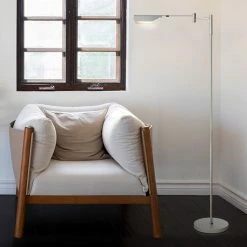 Brand new 😍 Brightech Leaf - Adjustable Pharmacy LED Floor Lamp For Reading & Crafts, Platin 🔥 -Lamps Sales Store 2311be380eb7a21e 9187 w800 h800 b0 p0