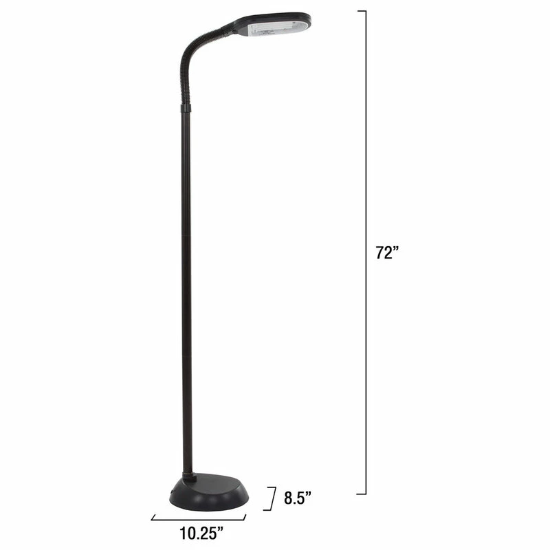 Promo 😀 Natural Full Spectrum Sunlight Floor Lamp Black 6 Feet Lavish Home 🎉 4 Promo 😀 Natural Full Spectrum Sunlight Floor Lamp Black 6 Feet Lavish Home 🎉 - Image 2