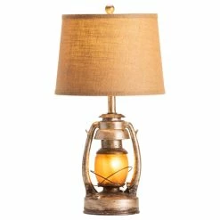 Coupon 🔔 Crestview Collection Antique-Style Oil Lantern Table Lamp With Nightlight 🌟