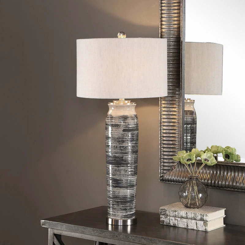 Budget 👏 FIND Armstrong Dark Gray Table Lamp 😉 4 Budget 👏 FIND Armstrong Dark Gray Table Lamp 😉 - Image 2