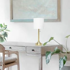 Top 10 ✔️ Simple Designs Gold Tapered Table Lamp With White Fabric Drum Shade 👍 -Lamps Sales Store 2b41f5ac0e820a69 2759 w800 h800 b0 p0