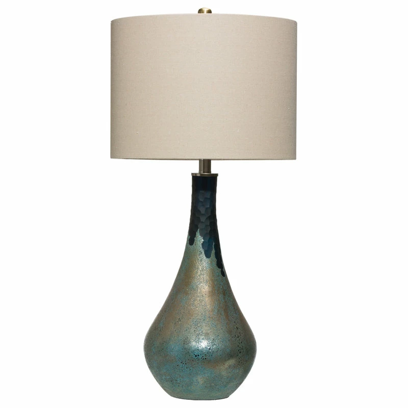 Outlet π₯° CREATIVE CO-OP Glass Table Lamp With Opal Finish And Linen Shade π 3 Outlet π₯° CREATIVE CO-OP Glass Table Lamp With Opal Finish And Linen Shade π