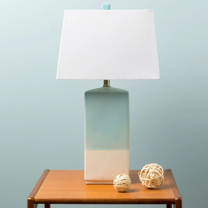 Brand new โค๏ธ Malloy Table Lamp By Surya, Blue/White/Beige Shade ๐ 4 Brand new โค๏ธ Malloy Table Lamp By Surya, Blue/White/Beige Shade ๐ - Image 2