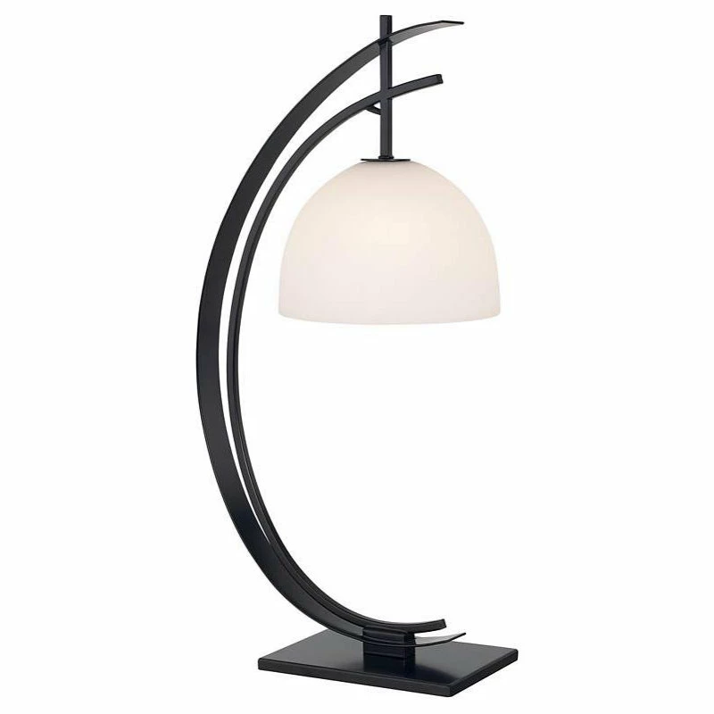 Outlet 😉 Pacific Coast Lighting Orbit Metal Crescent Table Lamp, Black 🎁 4 Outlet 😉 Pacific Coast Lighting Orbit Metal Crescent Table Lamp, Black 🎁 - Image 2