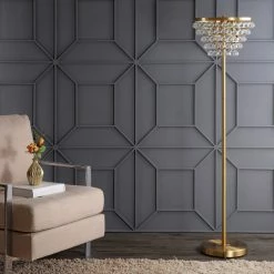 Hot Sale 🔥 JONATHAN Y Jemma Crystal, Metal LED Floor Lamp, 60", Brass Gold ⭐ -Lamps Sales Store 3281dd090387c02f 5575 w800 h800 b0 p0