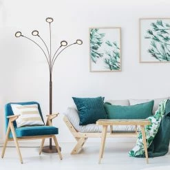 Top 10 🛒 Brightech Orion 5 - Super Bright, Modern LED Arc Lamp, Oil Brushed Bronze 😀 -Lamps Sales Store 342131370eb70523 6043 w800 h800 b0 p0