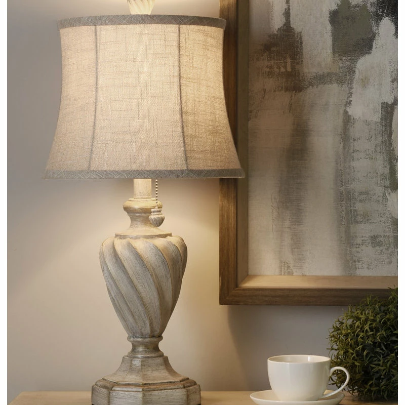 Outlet ⭐ StyleCraft Home Collection Cameron Table Lamp, Antique White, Antique White, Beige ❤️ 7 Outlet ⭐ StyleCraft Home Collection Cameron Table Lamp, Antique White, Antique White, Beige ❤️ - Image 5