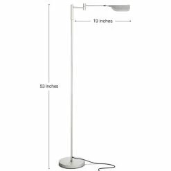 Brand new 😍 Brightech Leaf - Adjustable Pharmacy LED Floor Lamp For Reading & Crafts, Platin 🔥 -Lamps Sales Store 36b1845e0ed8f6d1 9187 w800 h800 b1 p0