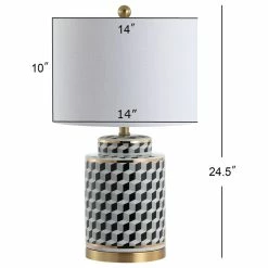 Deals ๐ JONATHAN Y Ellie 24.5" Tumbling Block Ceramic, Metal LED Table Lamp, Black ๐ฅฐ 17 Deals ๐ JONATHAN Y Ellie 24.5" Tumbling Block Ceramic, Metal LED Table Lamp, Black ๐ฅฐ -Lamps Sales Store 3881aa030387bf54 0968 w800 h800 b1 p0