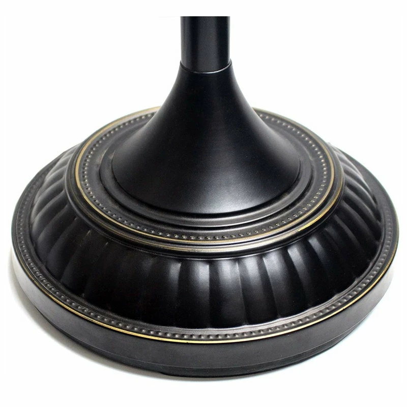 Wholesale ๐คฉ ELEGANT DESIGNS 1-Light Torchiere Floor Lamp, Marbelized Amber Glass Shade, Restoration Bronze ๐ 5 Wholesale ๐คฉ ELEGANT DESIGNS 1-Light Torchiere Floor Lamp, Marbelized Amber Glass Shade, Restoration Bronze ๐ - Image 3