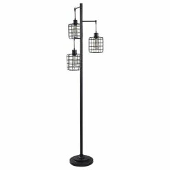 Brand new 🛒 StyleCraft 3-Light Comntemporary Black Steel Floor Lamp 😉