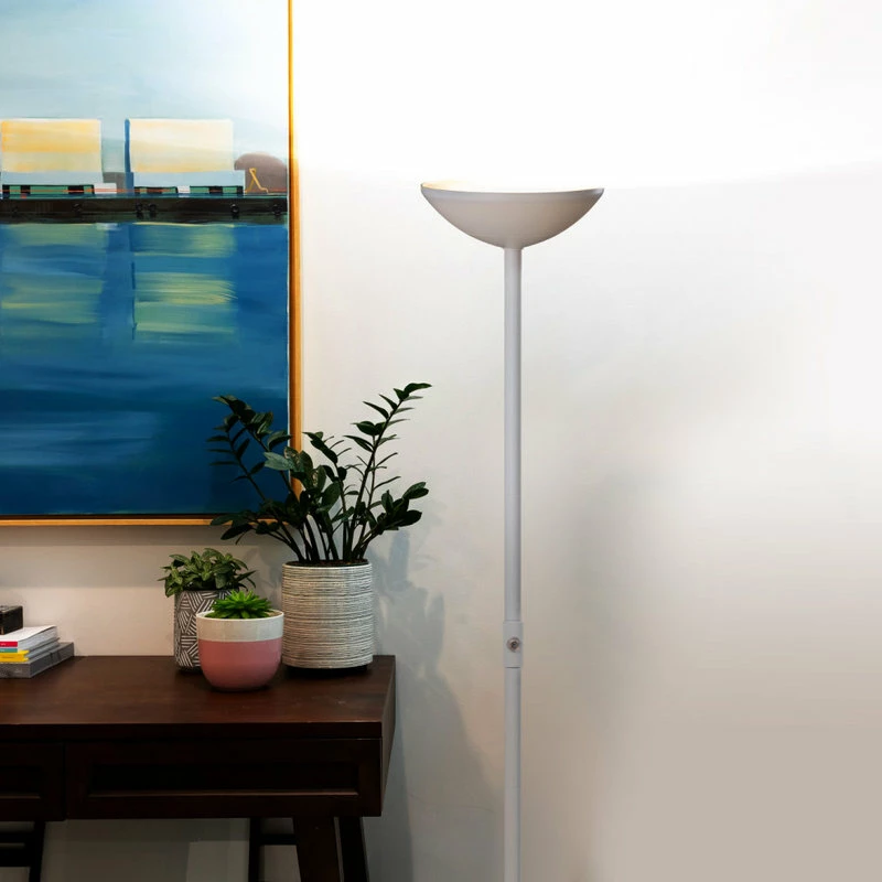 Cheap ๐ Brightech SkyLite LED Torchiere Floor Lamp – Bright For Reading, White ๐งจ 8 Cheap ๐ Brightech SkyLite LED Torchiere Floor Lamp – Bright For Reading, White ๐งจ - Image 6