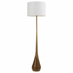 Top 10 ๐ Globe Electric Novogratz X Globe Harrington 65" Faux Wood Floor Lamp With White Fabric Shade ๐ฅ