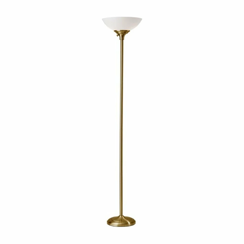 Budget π Adesso Home Glenn Metal 300W Torchiere In Antique Brass π 3 Budget π Adesso Home Glenn Metal 300W Torchiere In Antique Brass π