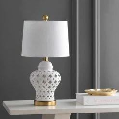 Deals ๐ JONATHAN Y Quatrefoil Fretwork 20.5" Ginger Jar Ceramic And Metal LED Table Lamp, White ๐ 13 Deals ๐ JONATHAN Y Quatrefoil Fretwork 20.5" Ginger Jar Ceramic And Metal LED Table Lamp, White ๐ -Lamps Sales Store 40f133b90387c2fe 1929 w800 h800 b0 p0