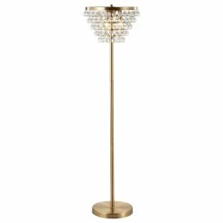 Hot Sale 🔥 JONATHAN Y Jemma Crystal, Metal LED Floor Lamp, 60", Brass Gold ⭐ -Lamps Sales Store 4151f0a90387c022 5575 w800 h800 b1 p0