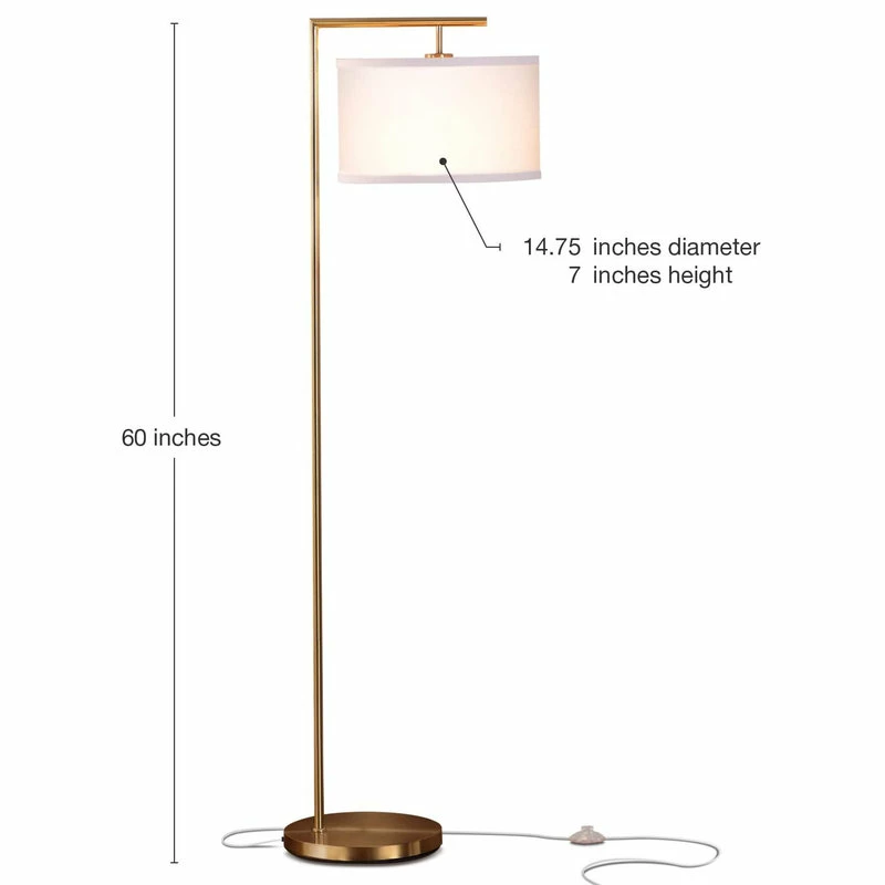 New ๐ Brightech Shop Brightech Montage Modern - Floor Lamp For Living Room Lighting, Antique Brass ๐คฉ 7 New ๐ Brightech Shop Brightech Montage Modern - Floor Lamp For Living Room Lighting, Antique Brass ๐คฉ - Image 5