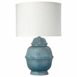 Best Sale ❤️ Jamie Young Company Blue Ceramic Kaya Table Lamp 🔥
