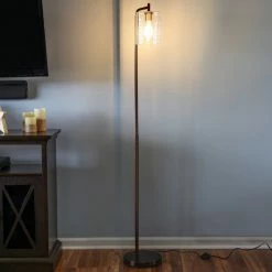 Best deal ✨ Brightech Elizabeth Industrial Floor Lamp With Glass Shade & Edison Bulb, Bronze ✔️ -Lamps Sales Store 4441ffcc0eb14714 9412 w800 h800 b0 p0