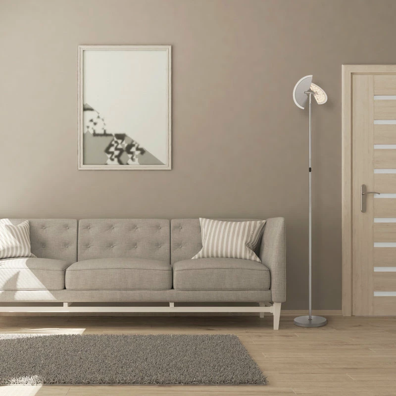 Cheapest 😉 Starry Sky Trading Inc LED Floor Lamp Dimmable Uplight Tall Standing Torchiere Lamp Silver Finish 🥰 5 Cheapest 😉 Starry Sky Trading Inc LED Floor Lamp Dimmable Uplight Tall Standing Torchiere Lamp Silver Finish 🥰 - Image 3