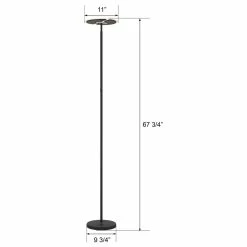 Budget 🔥 Starry Sky Trading Inc LED Floor Lamp Dimmable Uplight Tall Standing Torchiere Lamp Black Finish 😀 17 Budget 🔥 Starry Sky Trading Inc LED Floor Lamp Dimmable Uplight Tall Standing Torchiere Lamp Black Finish 😀 -Lamps Sales Store 46d1e6240f51221d 0235 w800 h800 b1 p0