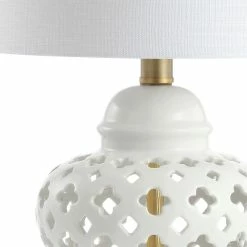 Deals ๐ JONATHAN Y Quatrefoil Fretwork 20.5" Ginger Jar Ceramic And Metal LED Table Lamp, White ๐ 15 Deals ๐ JONATHAN Y Quatrefoil Fretwork 20.5" Ginger Jar Ceramic And Metal LED Table Lamp, White ๐ -Lamps Sales Store 4a21d46b0387c306 1929 w800 h800 b0 p0