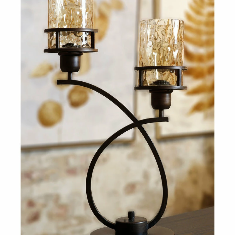 Best Sale ๐ฏ StyleCraft Home Collection Bronze | Metal Glass Shade Uplight With Base Switch | Edison Bulbs Included โ๏ธ 4 Best Sale ๐ฏ StyleCraft Home Collection Bronze | Metal Glass Shade Uplight With Base Switch | Edison Bulbs Included โ๏ธ - Image 2