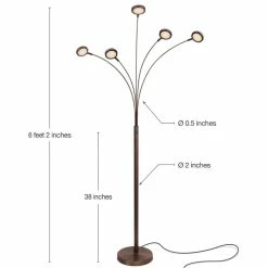 Top 10 🛒 Brightech Orion 5 - Super Bright, Modern LED Arc Lamp, Oil Brushed Bronze 😀 -Lamps Sales Store 4e313d970ed8eaca 6043 w800 h800 b1 p0
