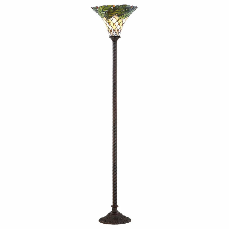 Coupon ๐ฅฐ JONATHAN Y Botanical Tiffany-Style 71" Torchiere Floor Lamp, Bronze ๐ฏ 6 Coupon ๐ฅฐ JONATHAN Y Botanical Tiffany-Style 71" Torchiere Floor Lamp, Bronze ๐ฏ - Image 4