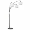 Outlet 🌟 HOMEGLAM Broadway 3-Light Arch Floor Lamp, Dark Bronze/White ⭐ -Lamps Sales Store 50d17f720db62d25 2674 w800 h800 b1 p0