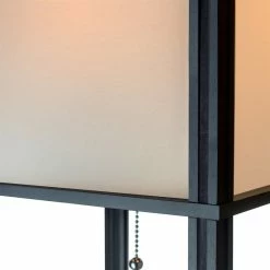 Hot Sale 😀 Kira Home Toro 63" Wood Floor Lamp, Shelves, Off White Shade, 23W CFL Bulb (100W 😍 -Lamps Sales Store 5411d9be06f1b85d 8646 w800 h800 b0 p0