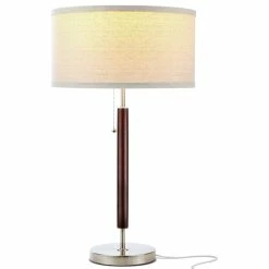 Deals β€οΈ Brightech Carter Desk, LED Side Table, Nightstand & Desk Lamp π